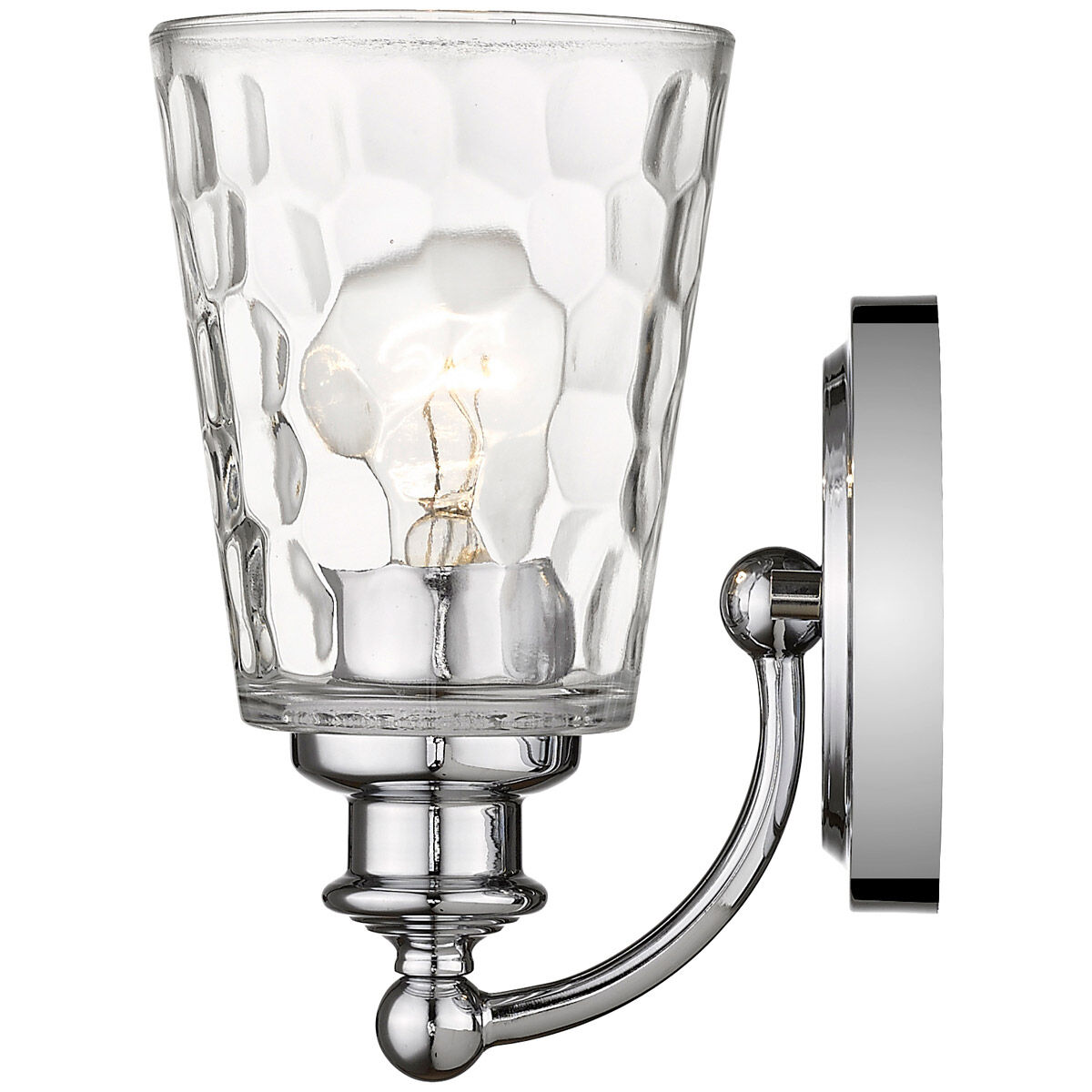 Mae 1 Light 5 inch Chrome Sconce Wall Light