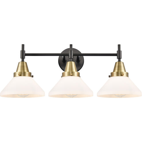 Caden 3 Light 26 inch Black Antique Brass Bath Vanity Light Wall Light