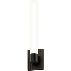 Scepter LED 4.5 inch Black Brass Sconce Wall Light