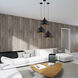 Allison 1 Light 16 inch Shiny Black Mini Pendant Ceiling Light
