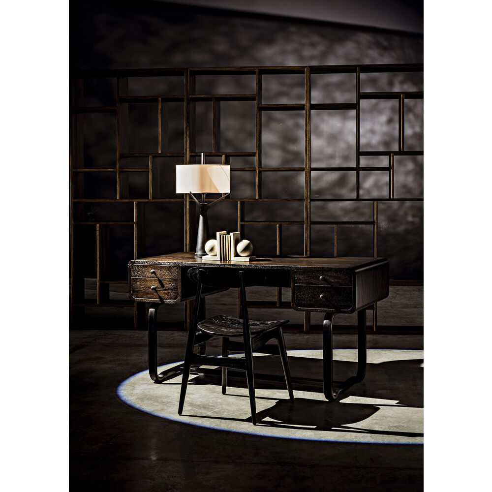 Voltes 60 X 26 inch Ebony Walnut Desk