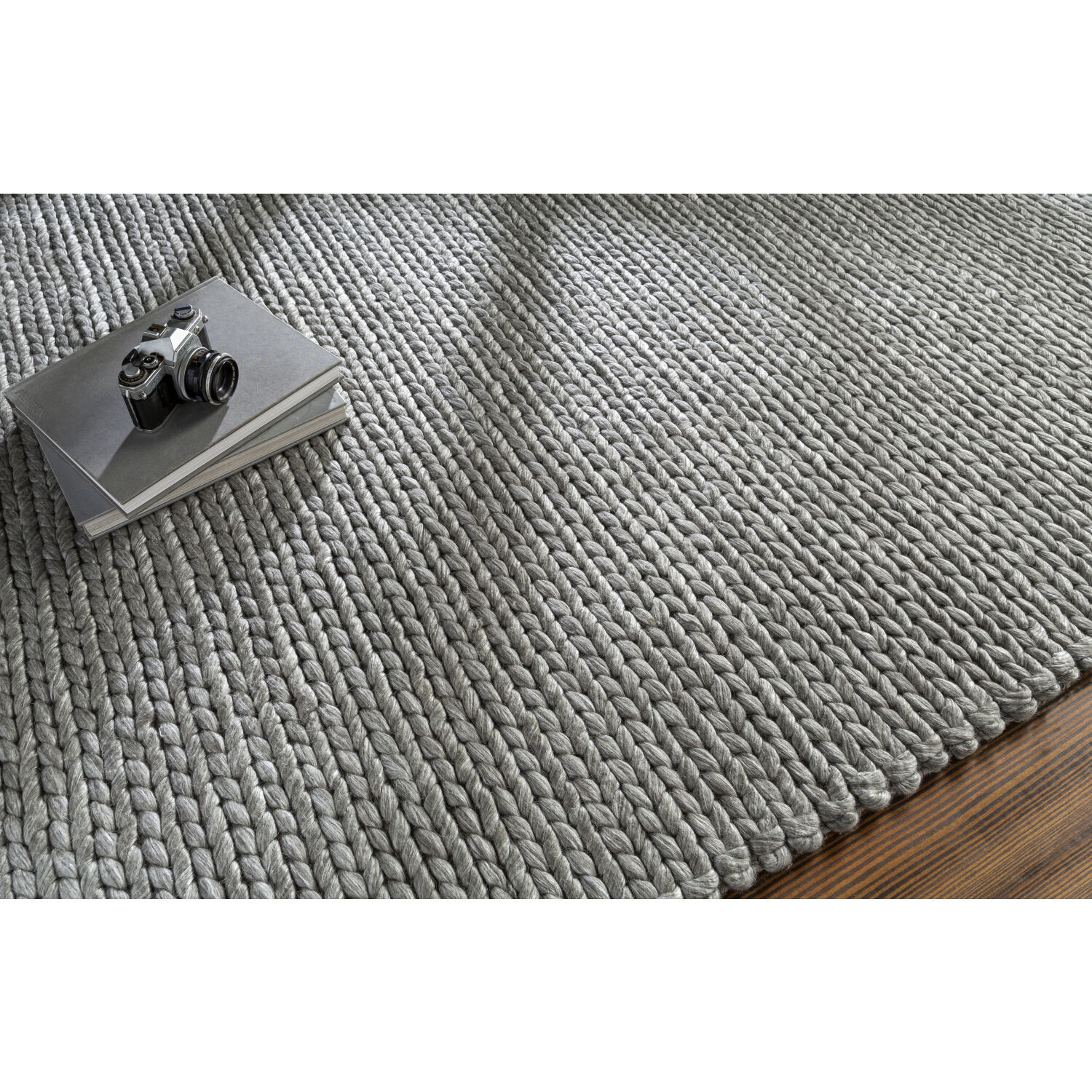 Ozark 120 X 96 inch Medium Gray Rug in 8 x 10, Rectangle