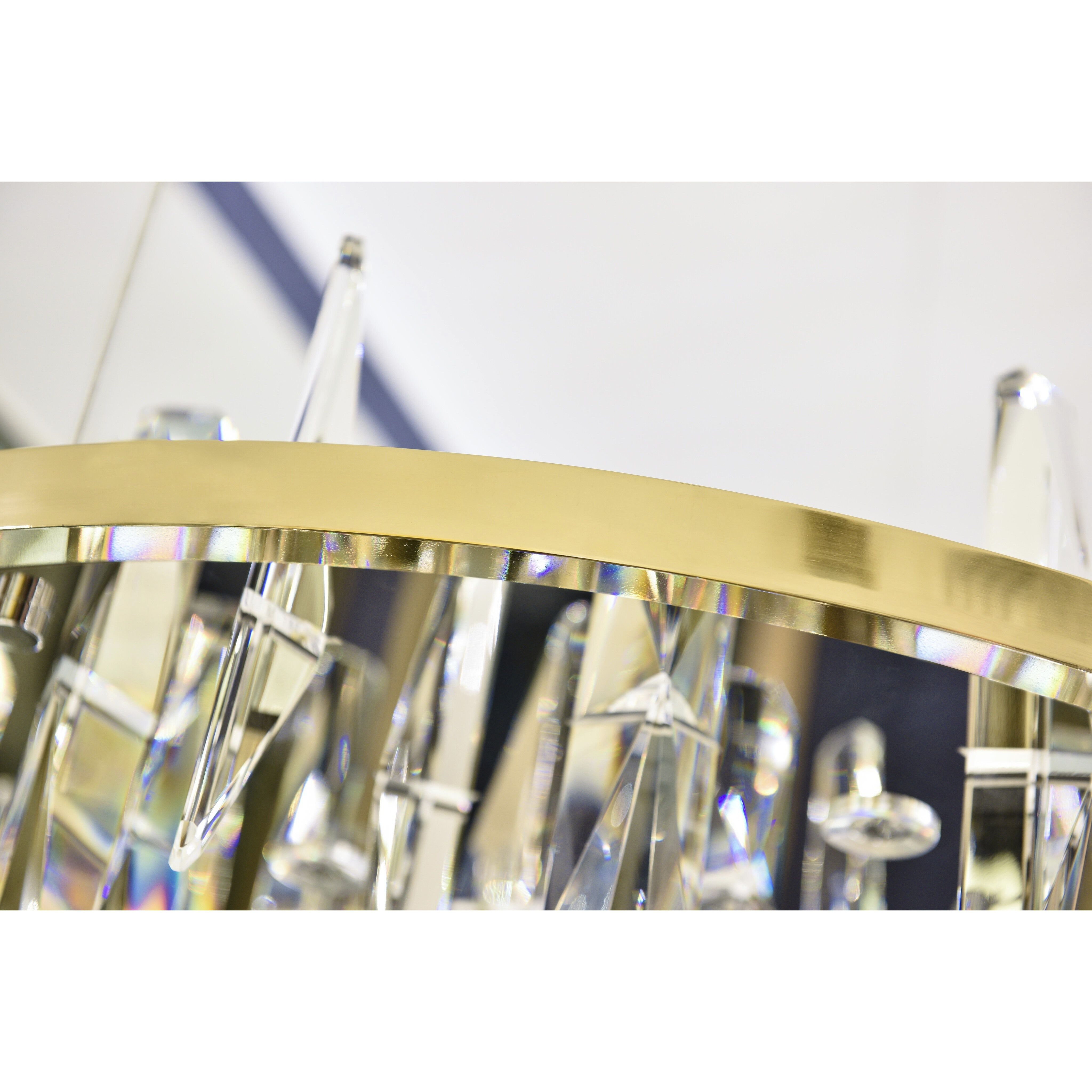 Canada LED 23.6 inch Gold Chandelier Ceiling Light