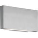 Mica LED 5.5 inch Brushed Nickel All-terior Wall