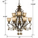Norwalk 9 Light 34 inch Bronze Umber Chandelier Ceiling Light in Golden Teak Swarovski