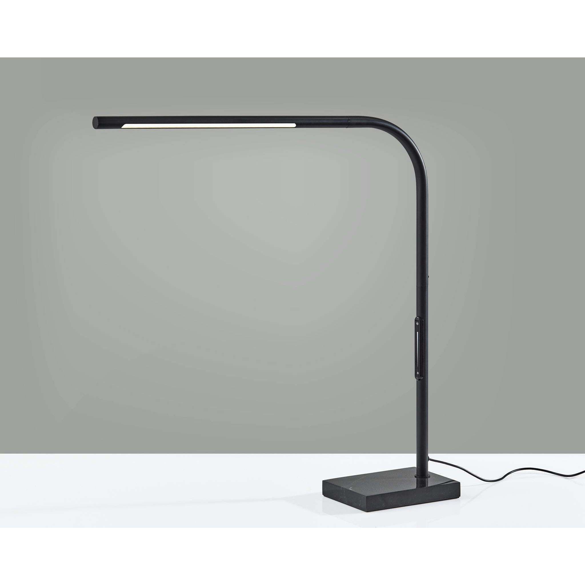 Cullen 24 inch 9.00 watt Black LED Desk Lamp Portable Light, with Smart Switch
