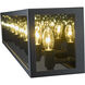 Infinity 6 Light 36 inch Misty Charcoal Vanity Wall Light