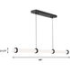 Miami LED 48 inch Light Antique Brass Linear Pendant Ceiling Light