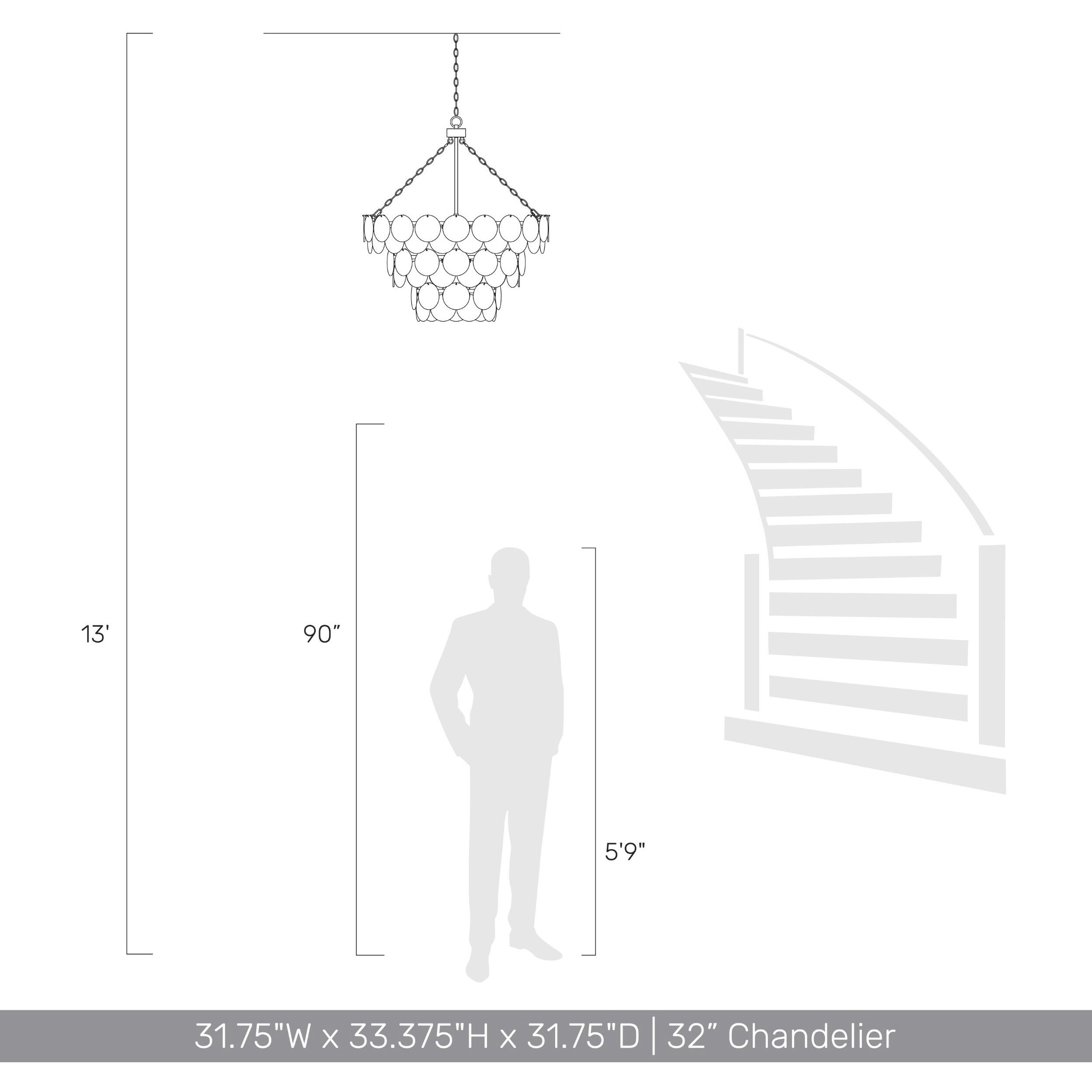 Yep Cascada Pendant Ceiling Light in Smoke Plated Glass, 3 Tier