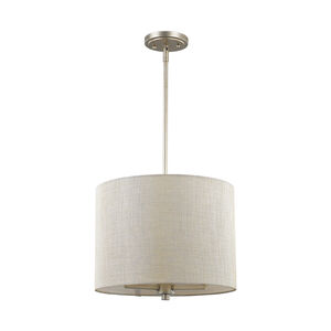 Daria 3 Light 15 inch Washed Gold Pendant Ceiling Light