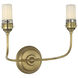 Thomas O'Brien Vendome Cordless Double Sconce Wall Light