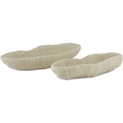 Island Ivory Trays, Set of 2