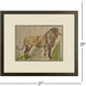 Rattan Jungle Brown and Green and Rust and Multi Framed Art, Propac