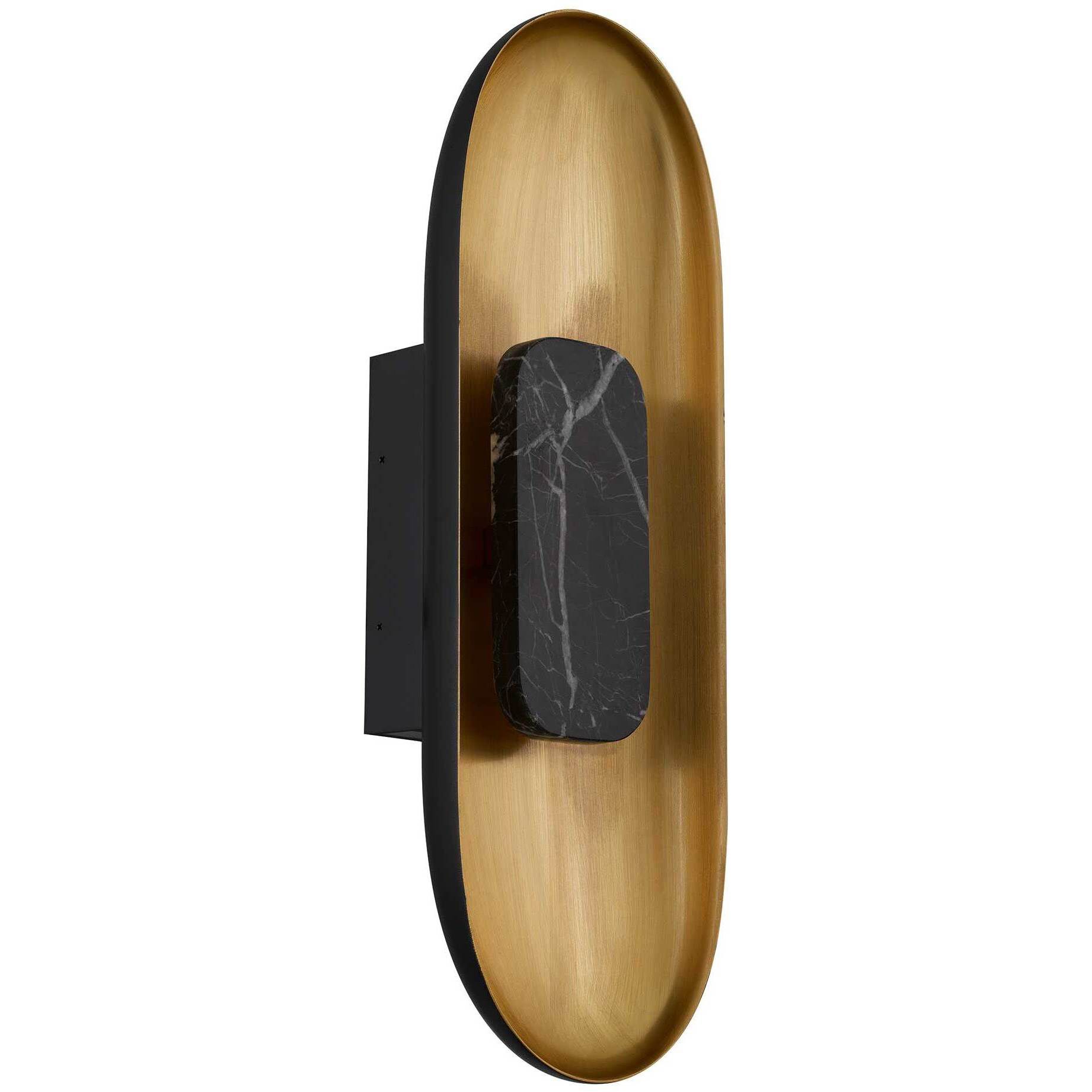 Marilyn LED 20 inch Brushed Brass Outdoor Wall Sconce