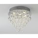 Canada LED 16 inch Chrome Semi Flush Mount Ceiling Light