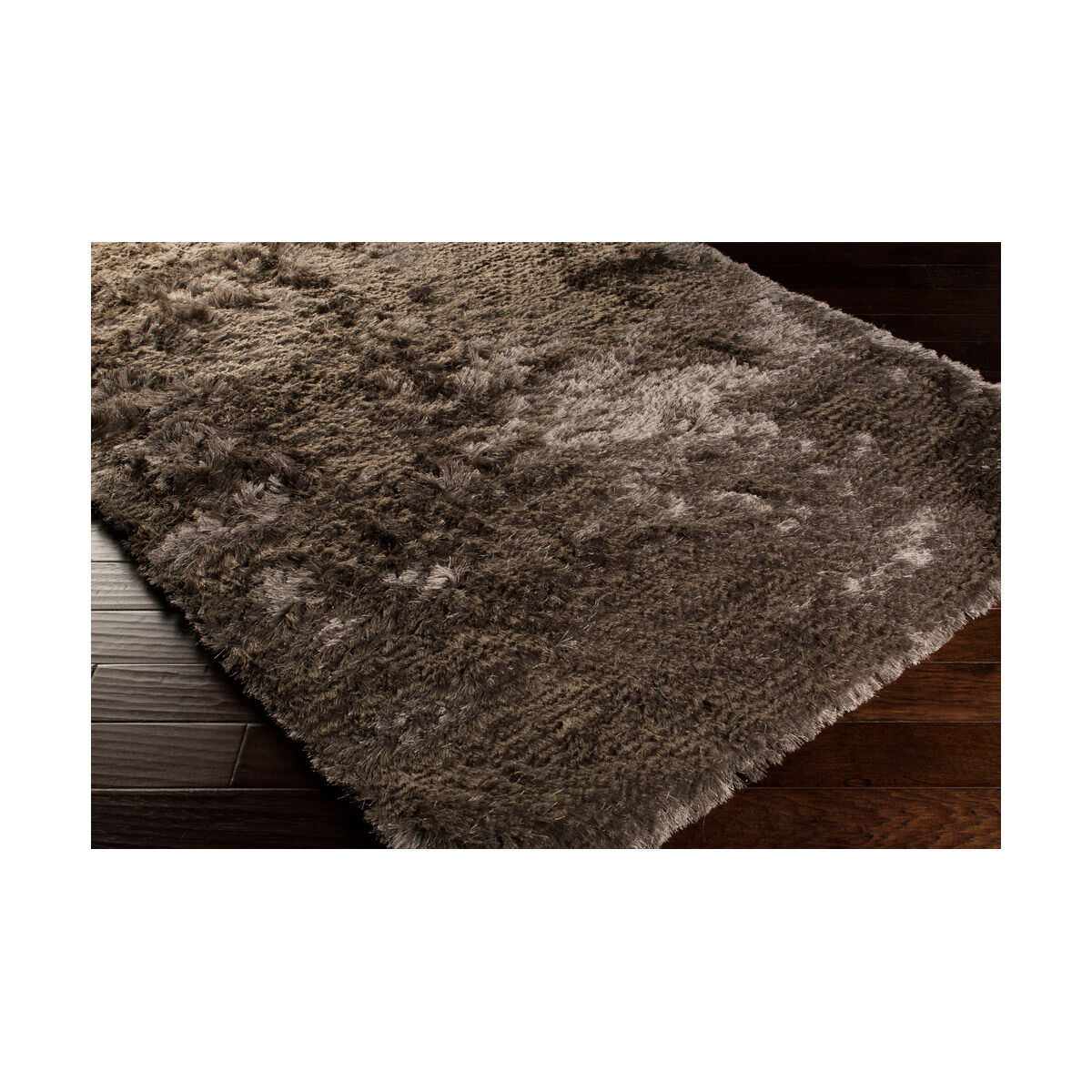 Whisper 120 X 96 inch Gray Area Rug, Polyester