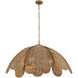 Covea 3 Light 30 inch Legacy Brass Pendant Ceiling Light