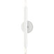 Monaco 2 Light 5 inch Polished Chrome ADA ADA Sconce Wall Light