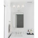 Broche 3 Light 25 inch Matte White Bath Vanity Light Wall Light