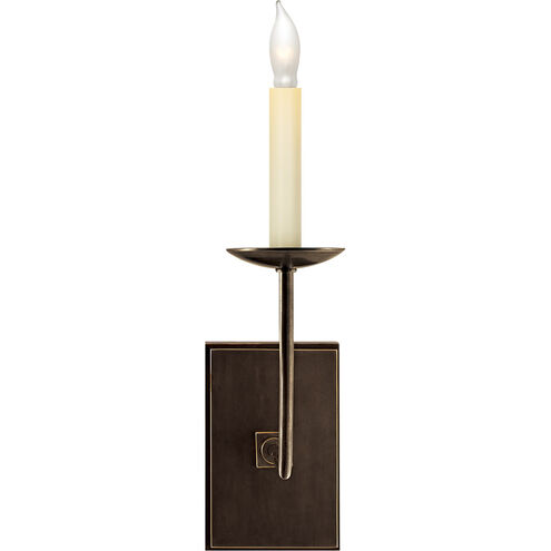 Chapman & Myers Right Angle 1 Light 4 inch Bronze Wall Sconce Wall Light