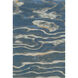 Artist Studio 36 X 24 inch Dark Blue Rug in 2 x 3, Rectangle
