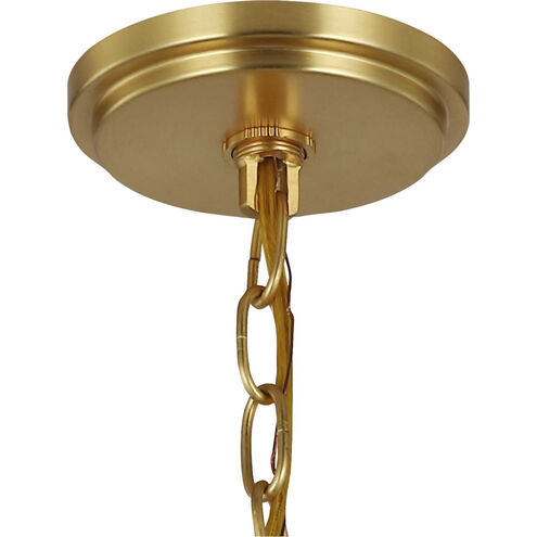 Bonita 4 Light 23 inch Satin Brass Foyer Chandelier Ceiling Light, Design Series
