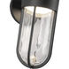 Davy LED 10.75 inch Black Exterior Wall Sconce