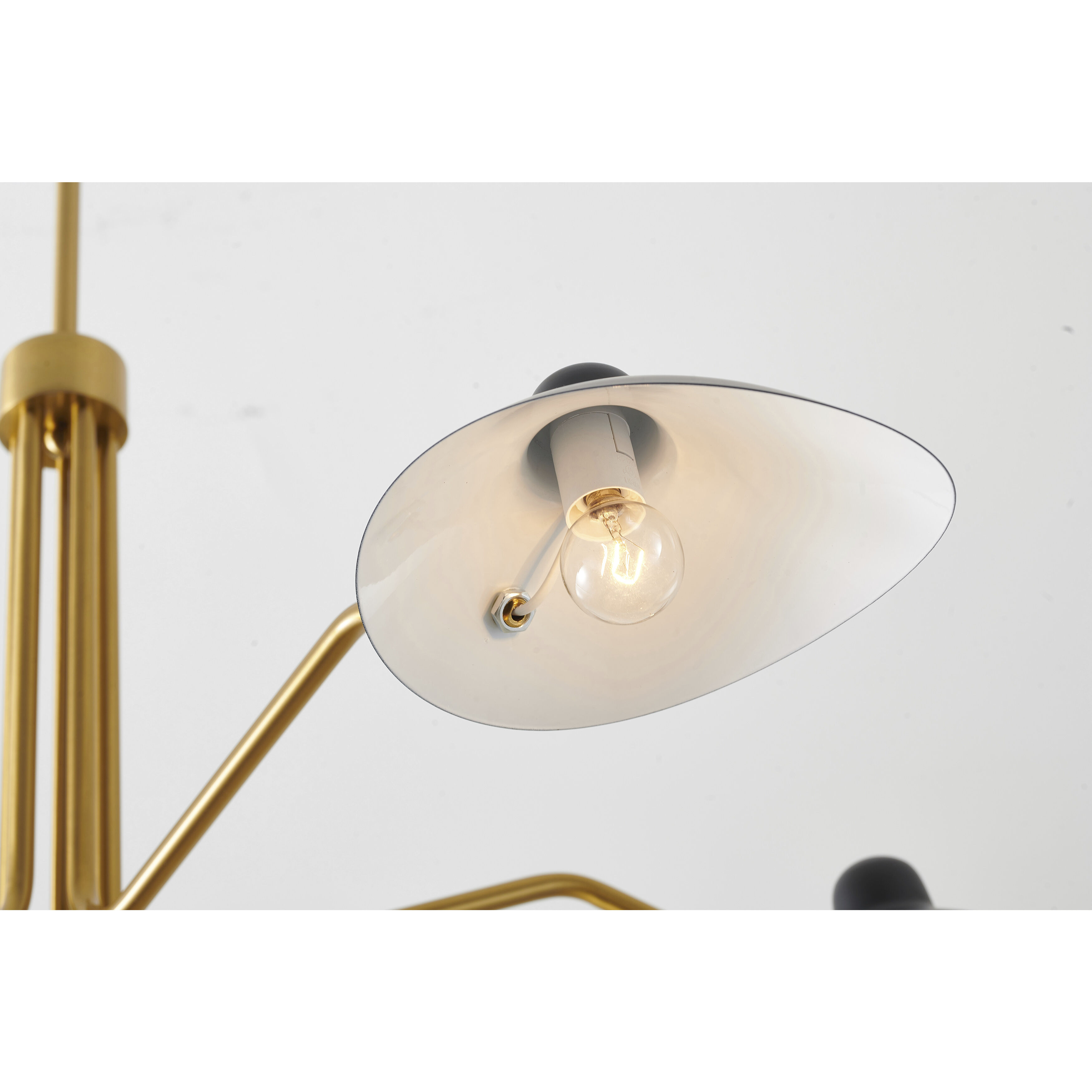 Canada 5 Light 39 inch Gold Chandelier Ceiling Light