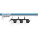 Brentwood 3 Light 24 inch Mahogany Bronze Vanity Light Wall Light