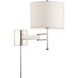 Marshall 20.5 inch 60.00 watt Polished Nickel Task Sconce Wall Light