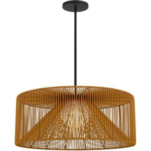 Key West LED 30 inch Sand Black Outdoor Pendant