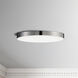 Trim LED 9 inch Polished Chrome Flush Mount Ceiling Light