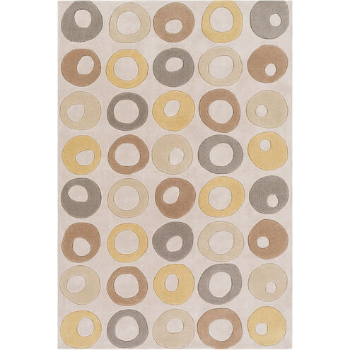 Cosmopolitan 156 X 108 inch Neutral and Yellow Area Rug, Polyester