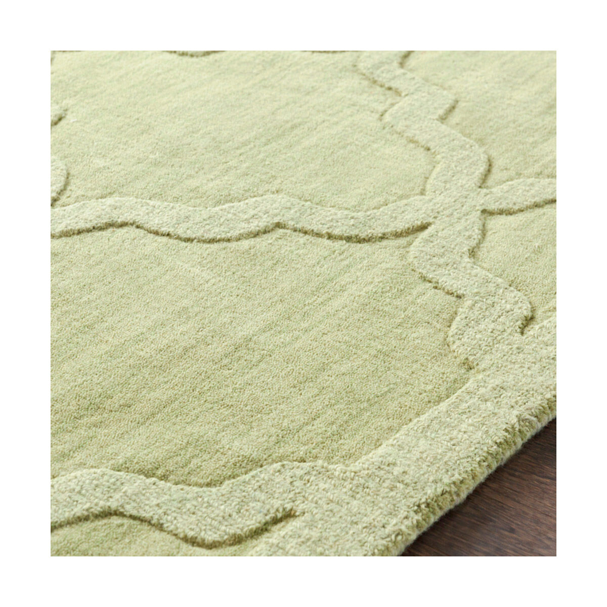Central Park 72 X 72 inch Grass Green Rugs, Round