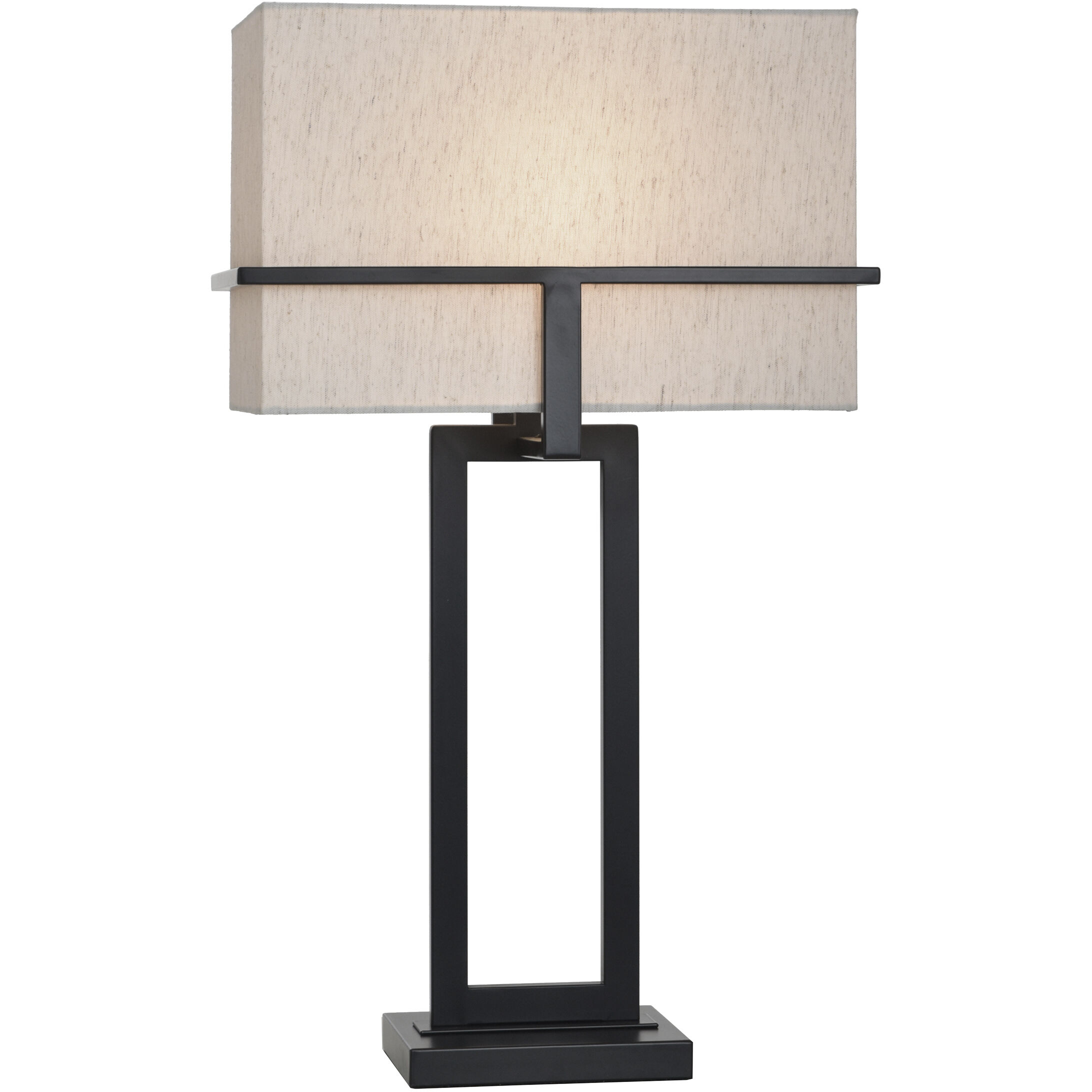 Cameron 29.5 inch 100.00 watt Tabby Black Table Lamp Portable Light