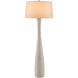 Edwell 66.75 inch 150 watt Whitewash Floor Lamp Portable Light