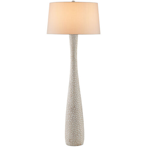 Edwell 66.75 inch 150 watt Whitewash Floor Lamp Portable Light
