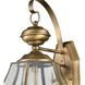 Ashford 2 Light 10 inch Antique Brass Outdoor Wall Sconce, Medium