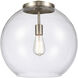 Ballston Athens LED 15.75 inch Antique Brass Statement Pendant Ceiling Light in Clear