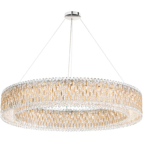 Sarella 32 Light 59 inch Heirloom Gold Pendant Ceiling Light in Swarovski