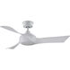Wrap Custom Matte White Fan Motor