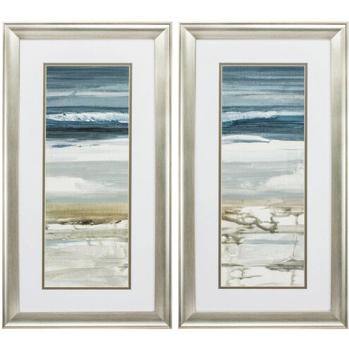 Abstract Collection Neutral Framed Art