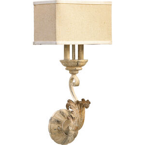Florence 2 Light 11 inch Persian White Wall Sconce Wall Light