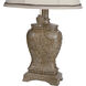 Signature 21 inch 40 watt Champagne Ware Table Lamp Portable Light