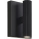 Ian LED 4.5 inch Matte Black ADA Sconce Wall Light