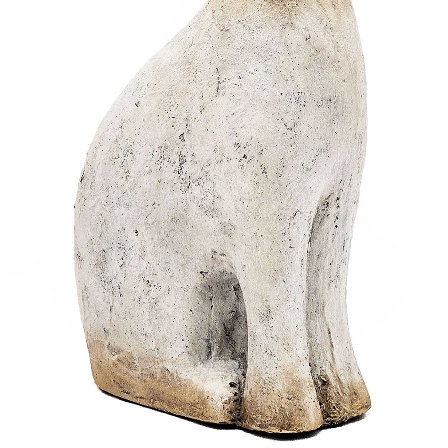 Anita White and Gold Statue