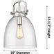 Downtown Urban Newton Bell 1 Light 10 inch Satin Nickel Mini Pendant Ceiling Light in Matte White