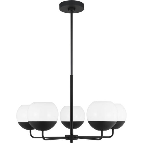 Alvin 5 Light 26 inch Midnight Black Chandelier Ceiling Light