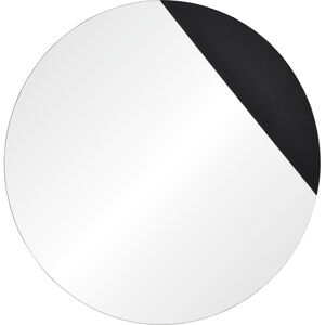 Aver 39.5 X 39.5 inch Black Wall Mirror