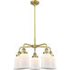 Canton 5 Light 24 inch Brushed Brass Chandelier Ceiling Light